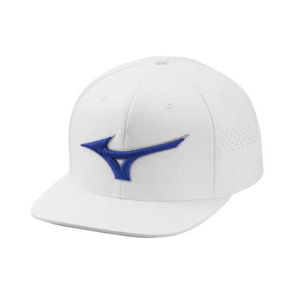 Mizuno Cap Tour Flat Snapback | white