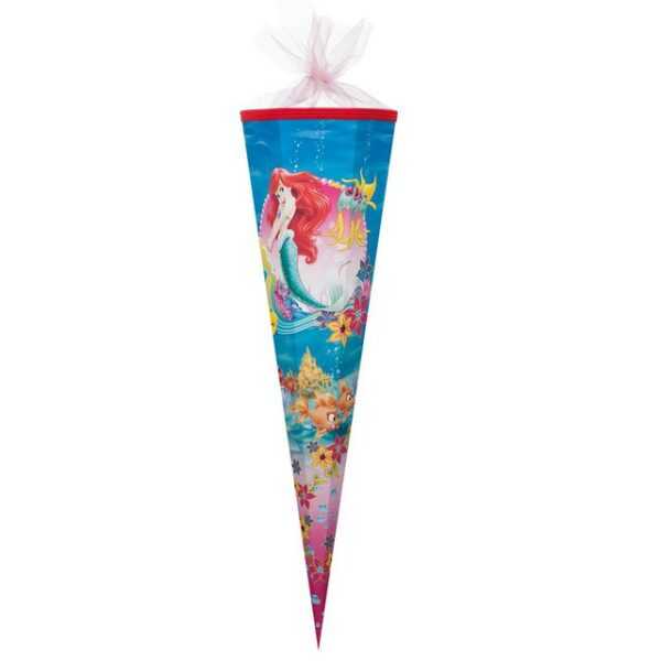 Nestler Schultüte Disney ARIELLE Die Meerjungfrau, Zuckertüte 85cm (zum Schulanfang / Einschulung)