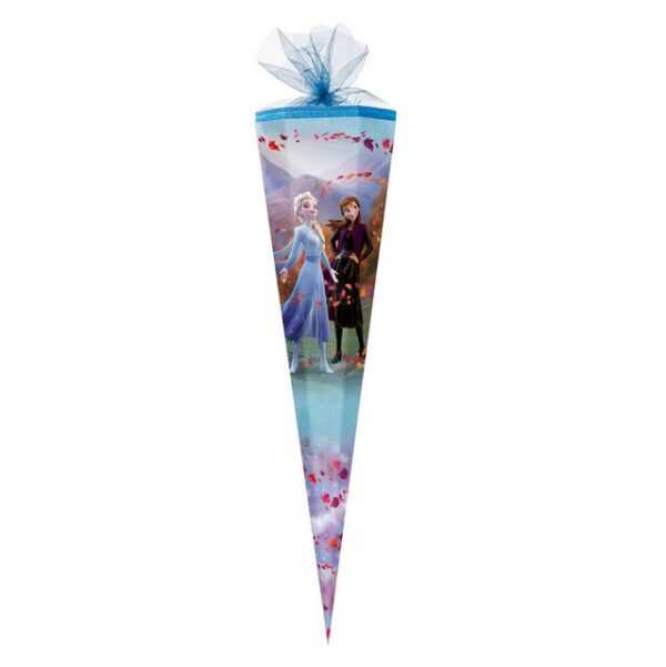 Nestler Schultüte Disney Eiskönigin FROZEN 2 HELLBLAU, Zuckertüte 85cm (zum Schulanfang / Einschulung)