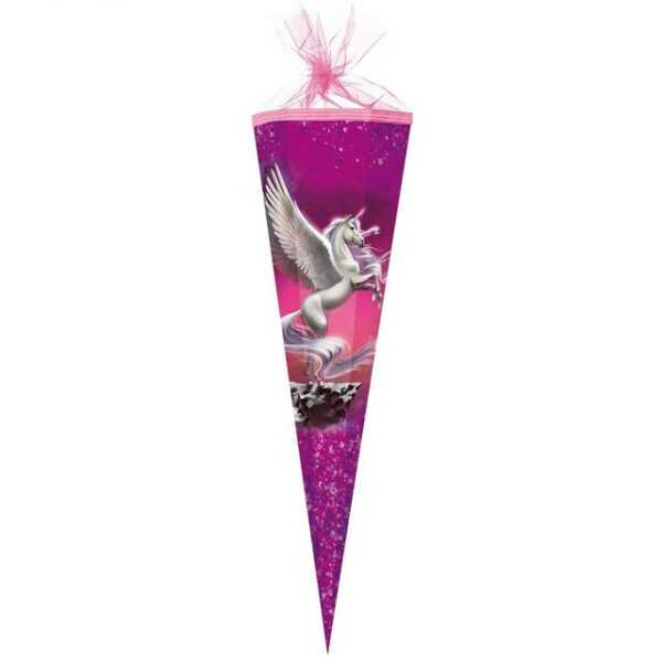 Nestler Schultüte PEGASUS Pferd mit Flügeln, Zuckertüte 85cm (zum Schulanfang / Einschulung)