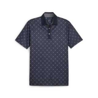 PUMA Pure Monogram Polo Herren | blue L