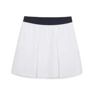 PUMA W Club Pleated Skirt Damen | white M