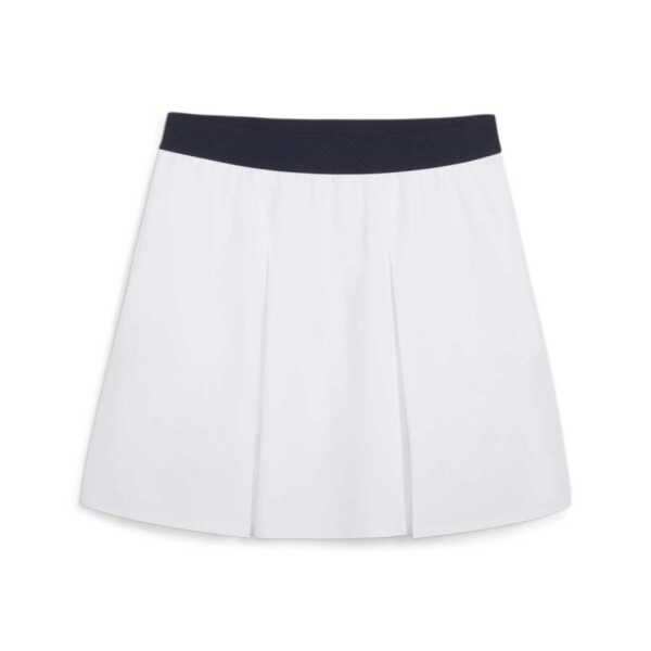 PUMA W Club Pleated Skirt Damen | white M