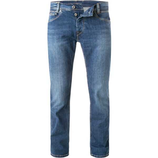 Pepe Jeans Herren Jeans blau Baumwoll-Stretch