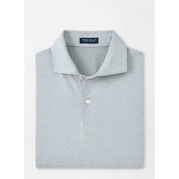 Peter Millar Albatross Cotton-Blend Pique Polo Edwin Spread Herren | eucalyptus S