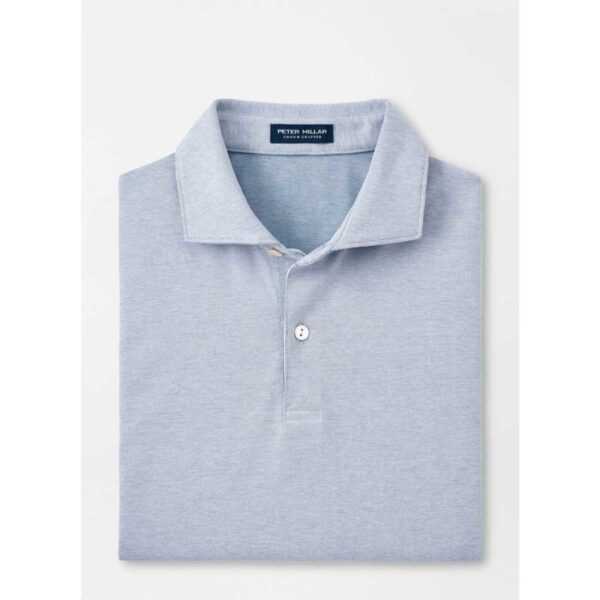 Peter Millar Albatross Cotton-Blend Pique Polo Edwin Spread Herren | vintage indigo XL