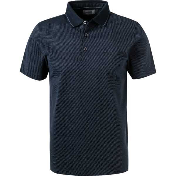 Pierre Cardin Herren Polo-Shirts blau gestreift