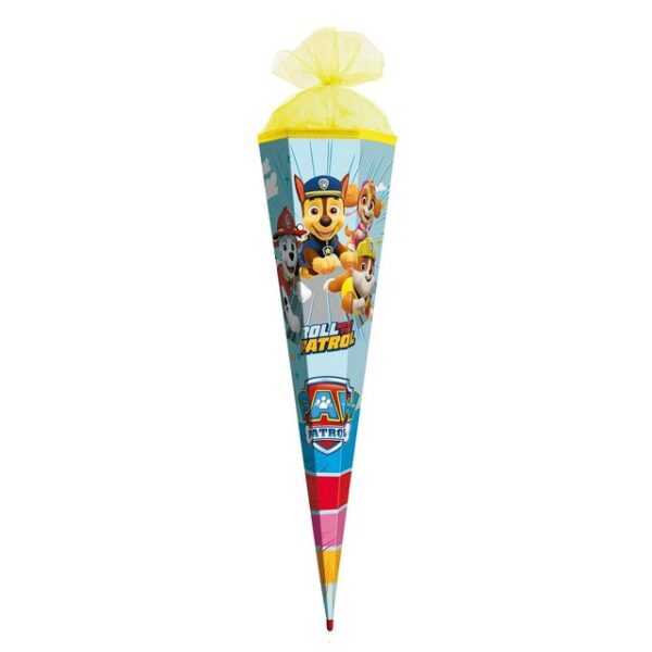 Roth Schultüte PAW PATROL Hellblau, Zuckertüte 85cm (zum Schulanfang / Einschulung)