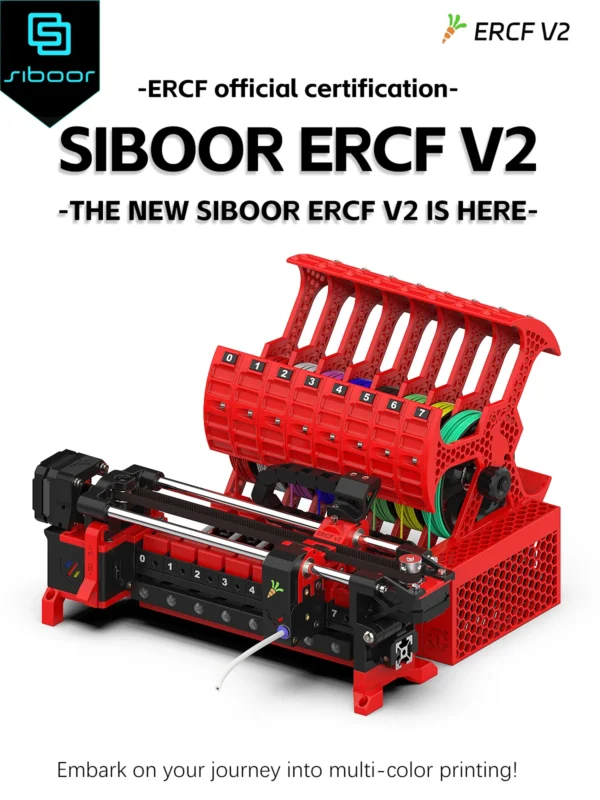 SIBOOR VORON 2.4/Trident Rabbit ERCF V2 Multi-color 8 Color Printing DIY kits for Klipper 3D Printer