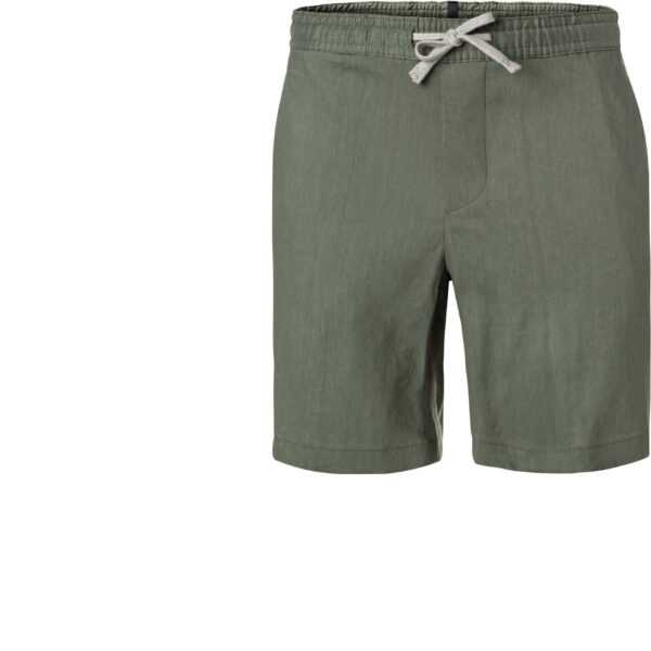 Strellson Herren Shorts grün Leinen