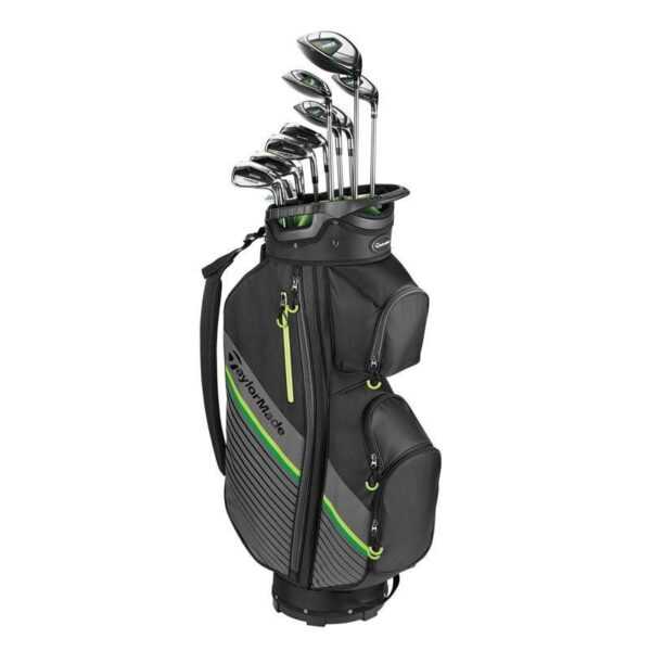 TaylorMade RBZ Speedlite Komplettset mit 10 Schlägern & Cartbag Herren Graphit RH Regular Flex DR,3Wood,4Hy,6-SW,PT