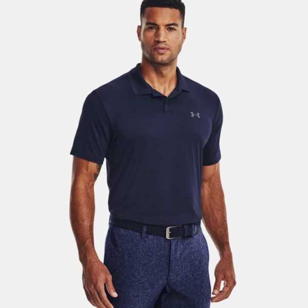 Under Armour Performance 3.0 Polo Herren | midnight navy-pitch gray 3XL