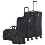 Weichgepäck Trolley, Reisetasche und Beautycase travelite CHIOS 4w Trolley & Taschen Set 4tlg. Schwarz