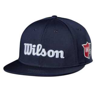 Wilson Tour Flat Brim Cap | navy