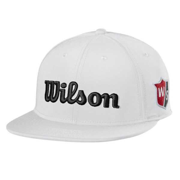 Wilson Tour Flat Brim Cap | white